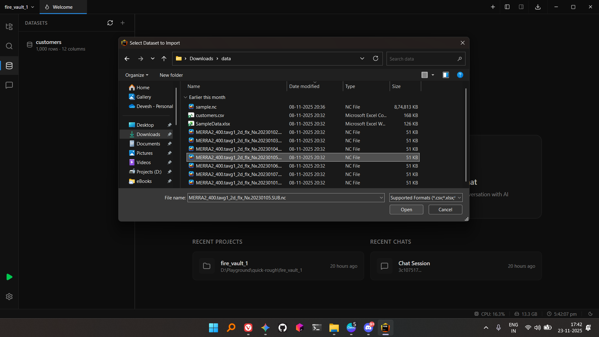 Scientific Data Native