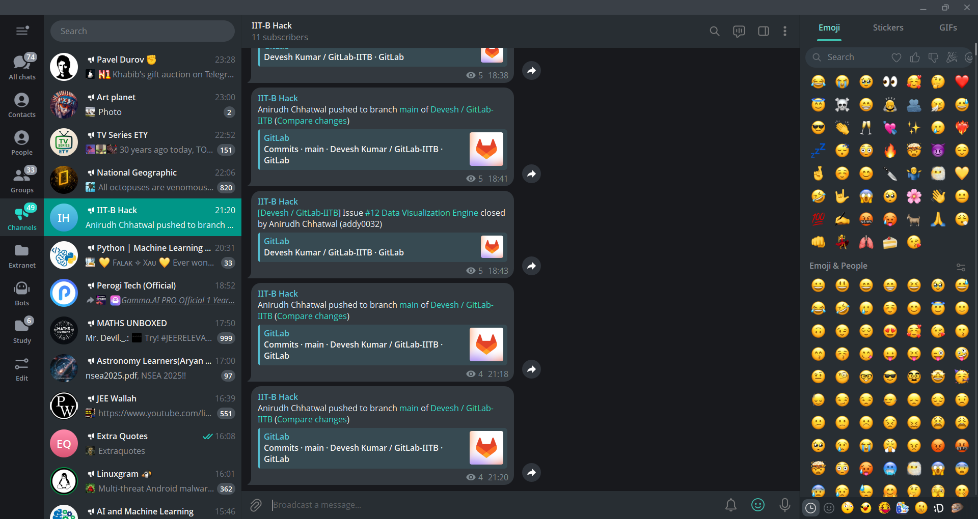 Telegram ChatOps Integration